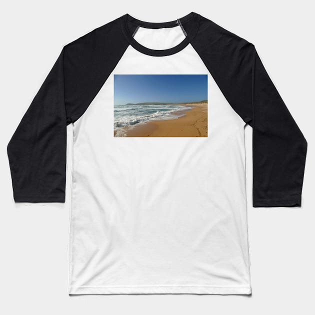 Constantine Bay, Cornwall Baseball T-Shirt by Chris Petty